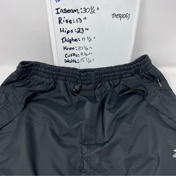 Trespass Technical Performance Waterproof Breathable Hiking Trousers Black L - Picture 12 of 13